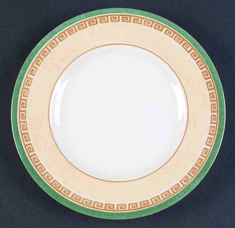 Greek Key Dessert/Pie Plate by Crown Ducal-1