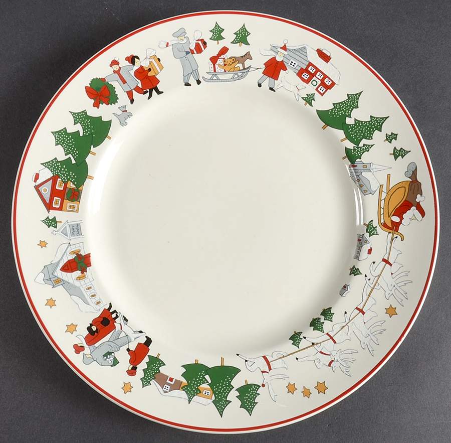 Family Christmas Dinner Plate by Cuthbertson-1