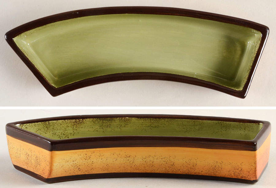 Tuscan Lazy Susan Side Dish To 7 Pc W/14" Platter by Casa Cristina-1
