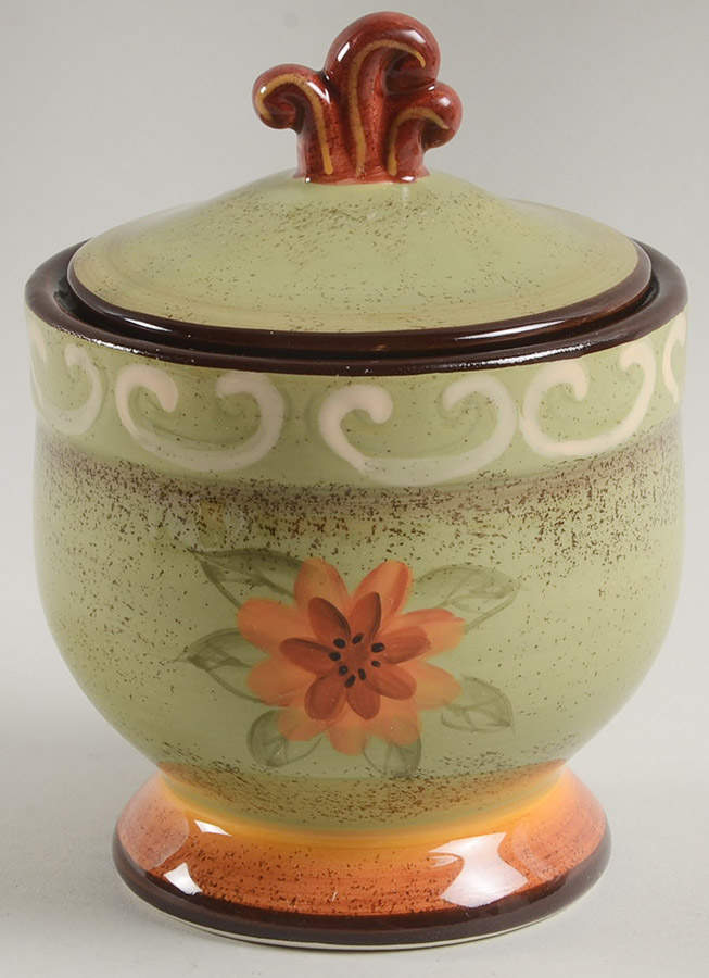 Tuscan Sugar Bowl & Lid by Casa Cristina-1