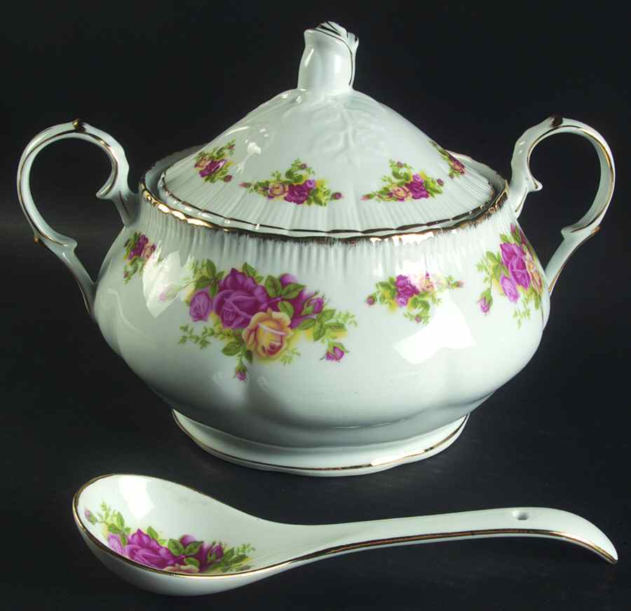 C2U1 Tureen & Lid w/Ladle by Cosmos USA Import-1