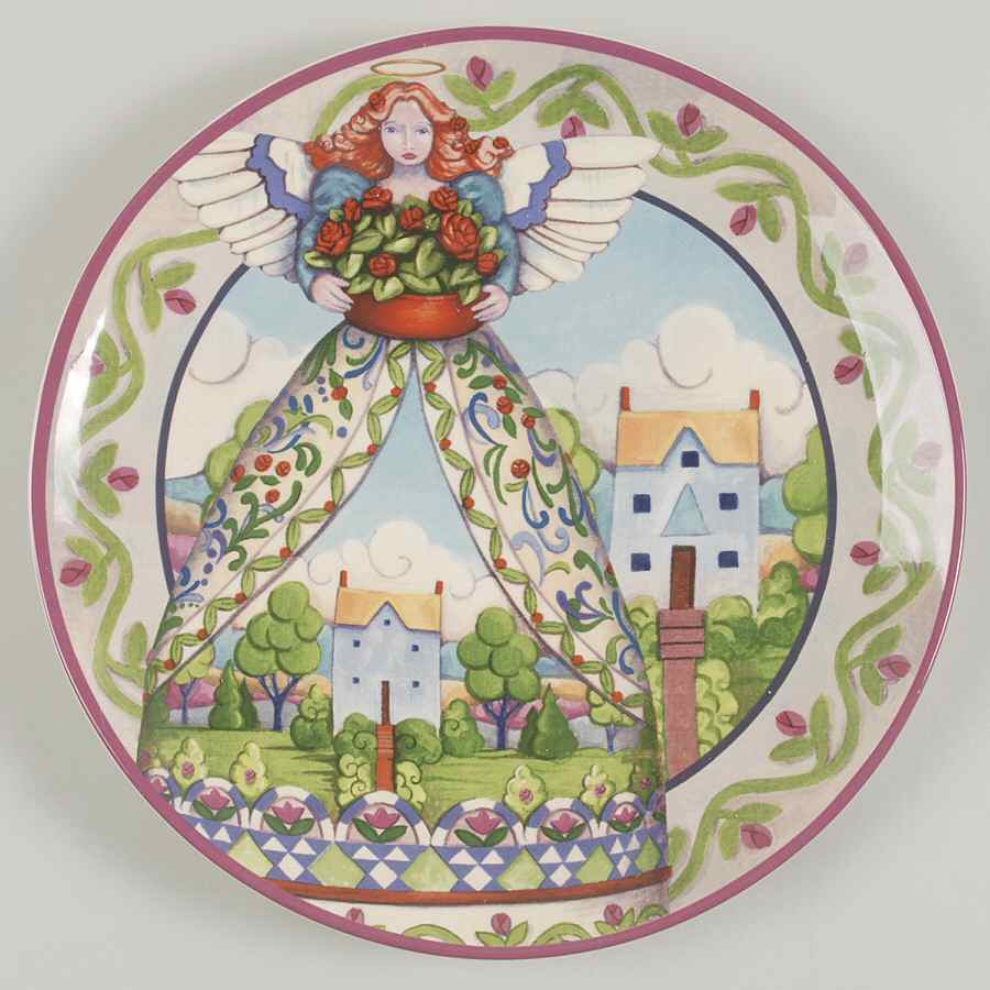 Angels Four Seasons Dinner Plate by Certified International-1
