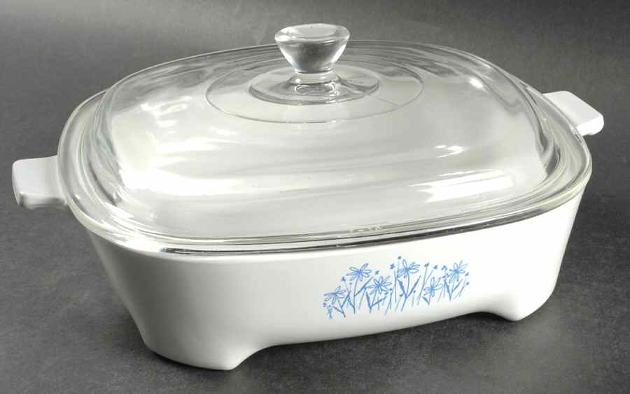 Browning Skillets 8" Covered Browning Skillet by Corning Corelle-1
