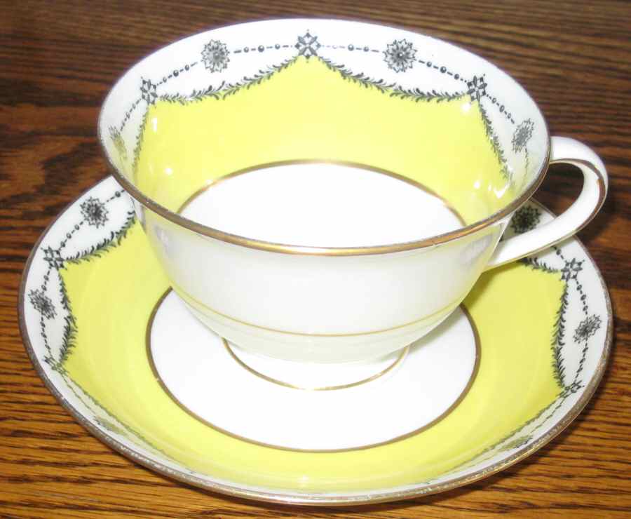 Perth Footed Cup & Saucer Set by Crown Chelsea-1