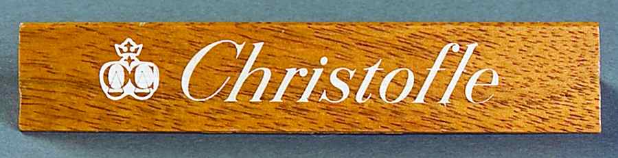 Advertising Signs Wood Advertising Sign by Christofle France-1