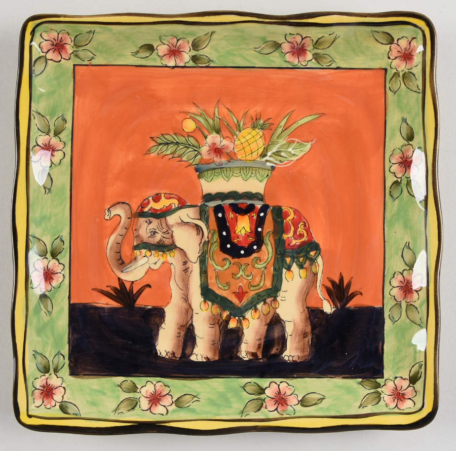 West Indies Salad Plate by Maxcera Corp-1