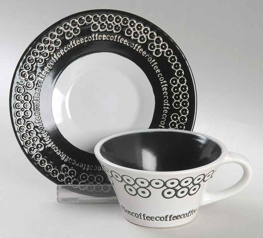 Madison Cafe Flat Demitasse Cup & Saucer Set by Cuisinart Dinnerware-1