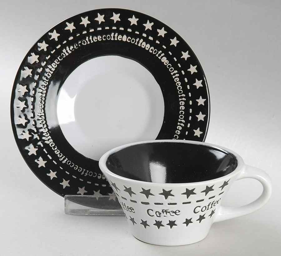 Madison Cafe Flat Demitasse Cup & Saucer Set by Cuisinart Dinnerware-1