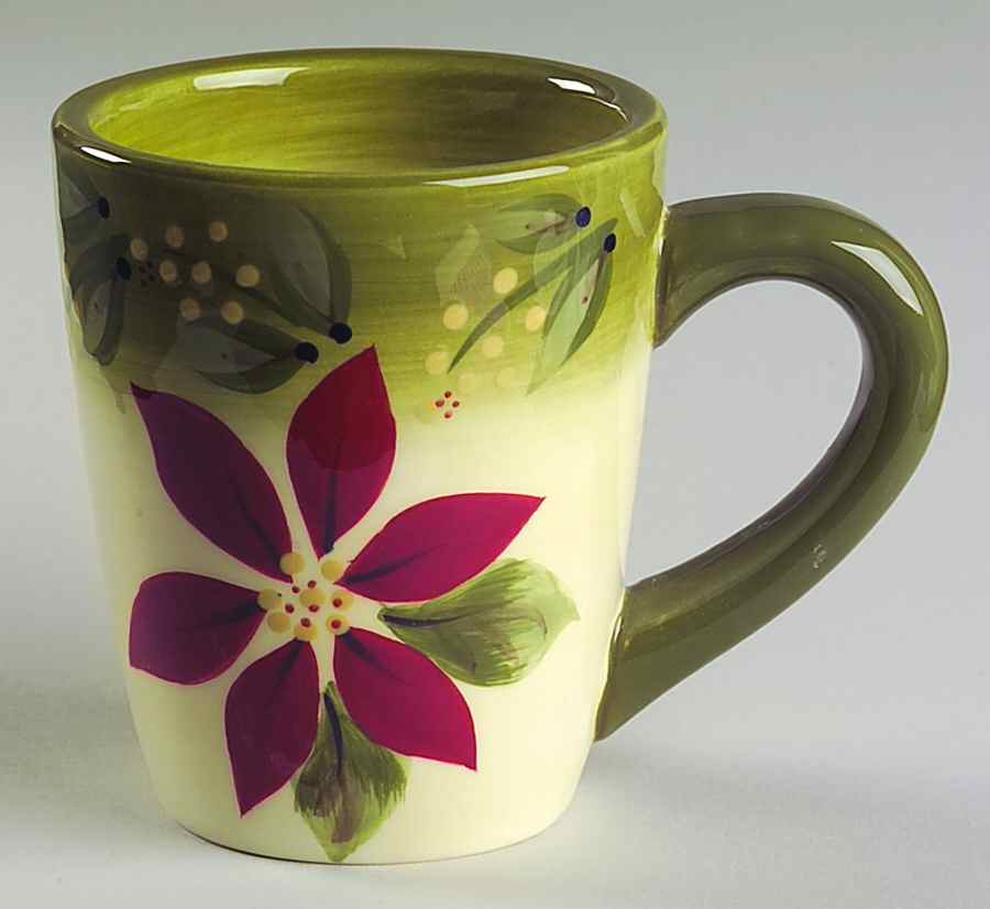 Tuscan Poinsettia Mug by Corsica Home-1