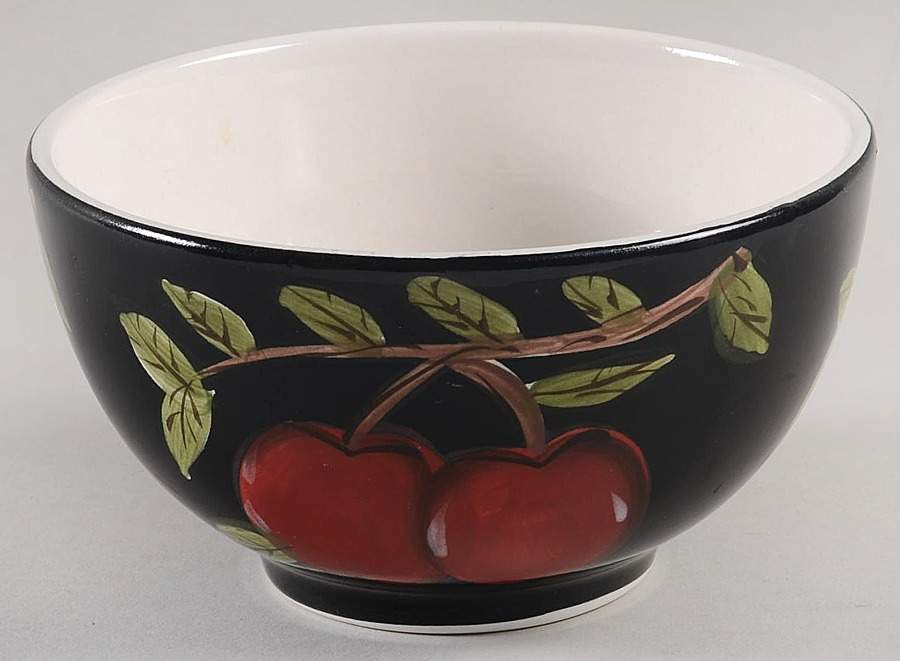 Midnight Orchard Coupe Cereal Bowl by Canterbury Potteries-1