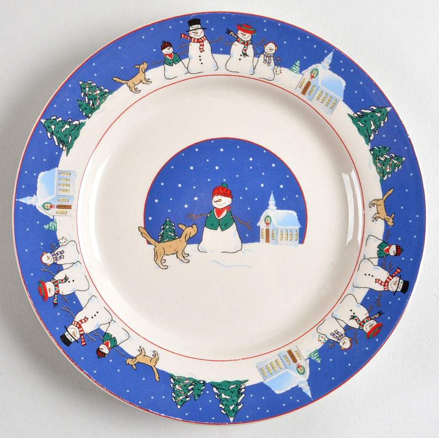 Holy Night Salad Plate by Canterbury Potteries-1