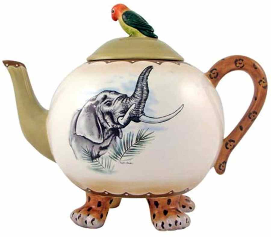 Tanzania Teapot & Lid by Lynn Chase-1
