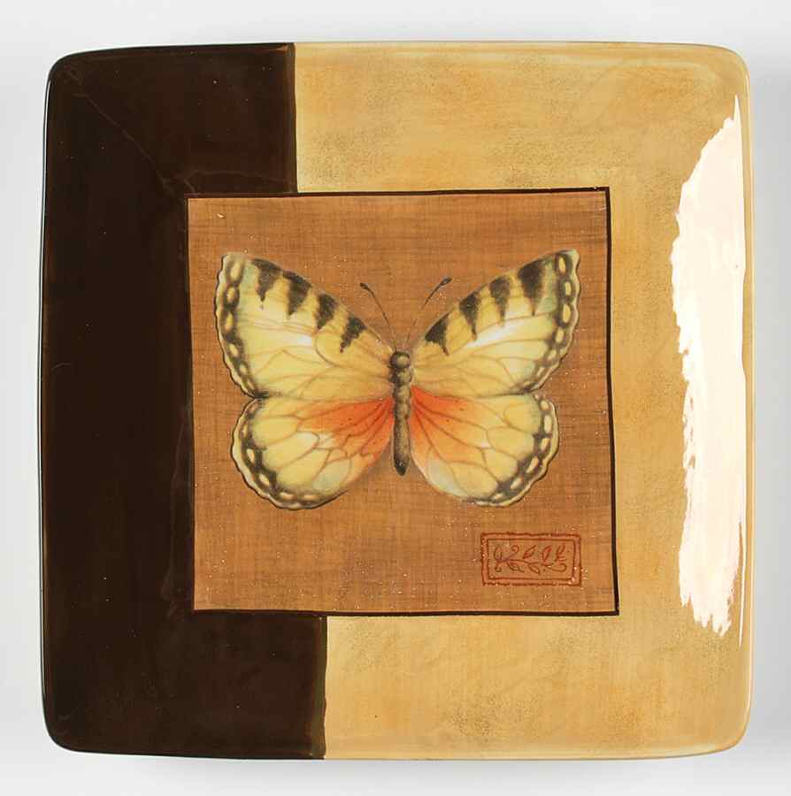 Golden Orchids Salad Plate by Certified International-1