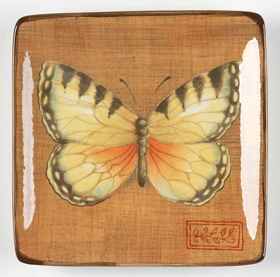 Golden Orchids Canape Plate by Certified International-1