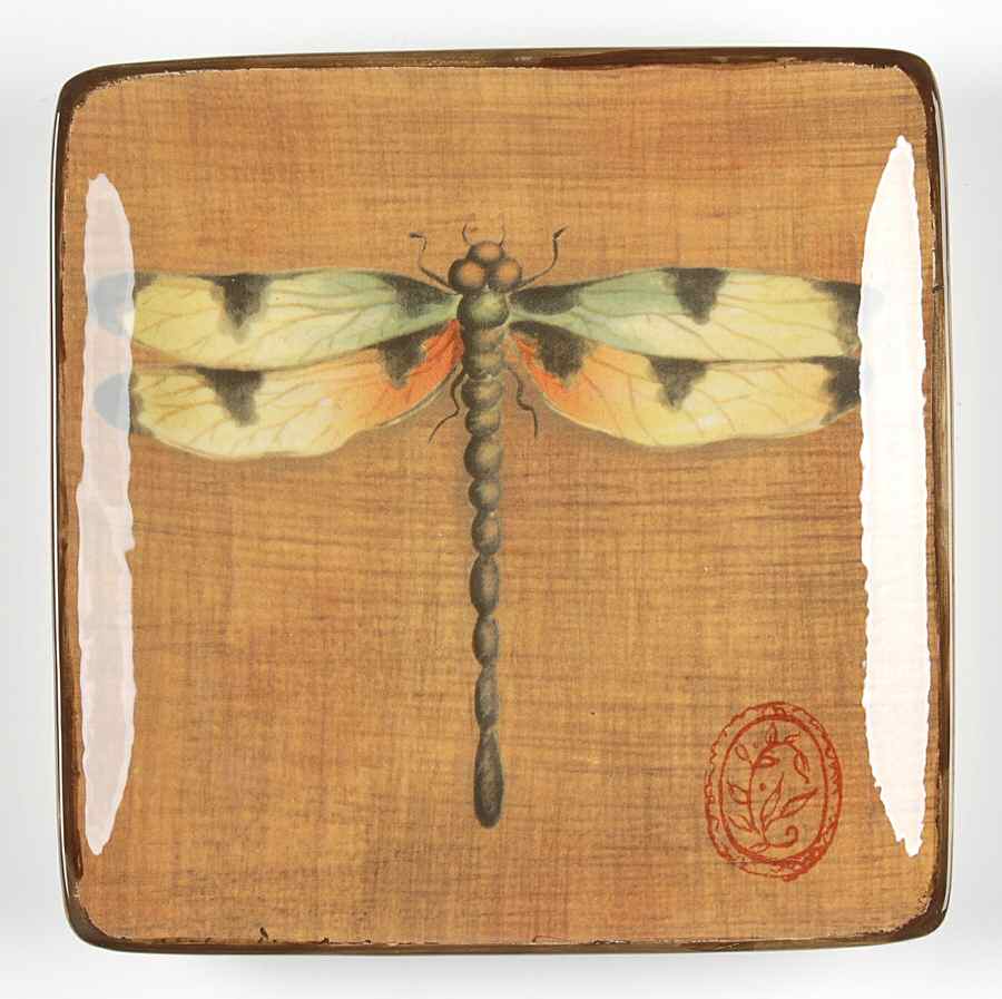 Golden Orchids Canape Plate by Certified International-1