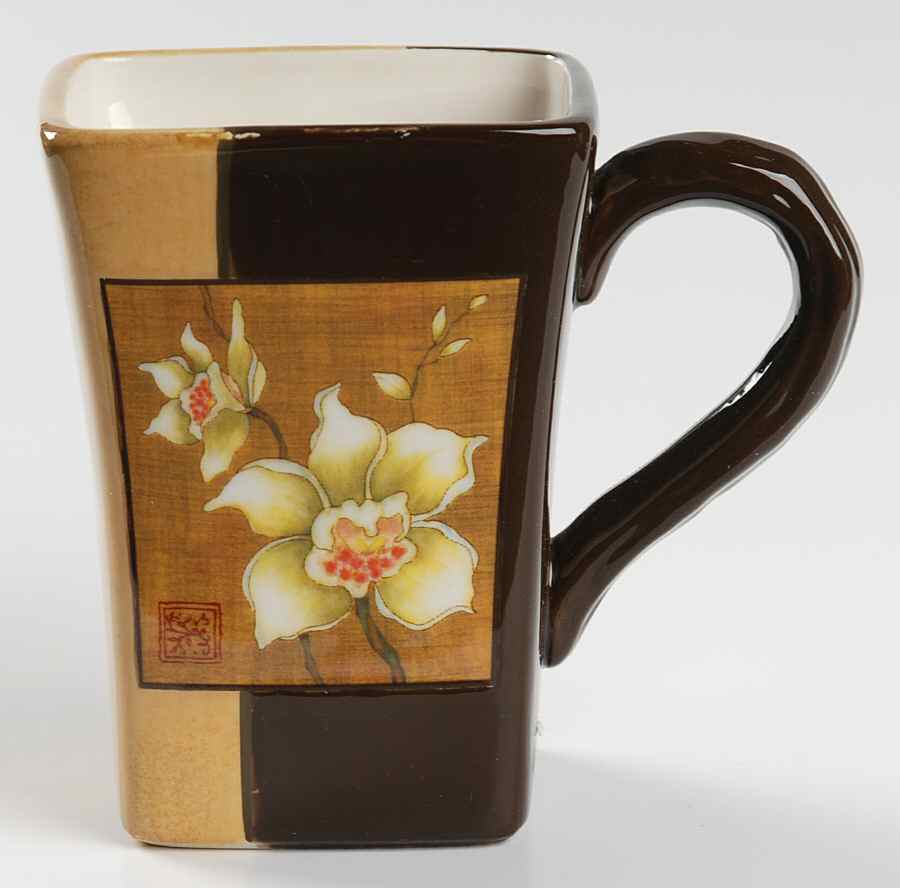 Golden Orchids Mug by Certified International-1