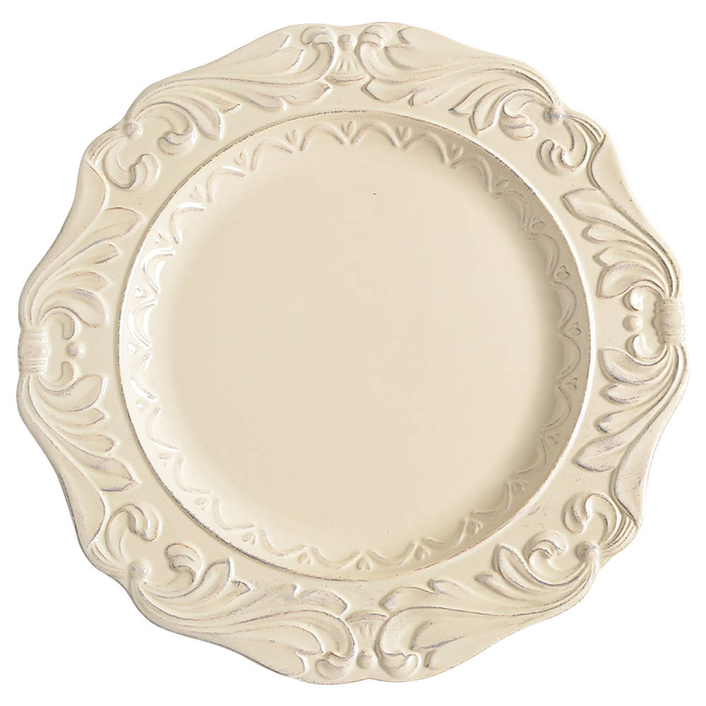 Firenze Ivory 13" Chop Plate (Round Platter) by Certified International-1