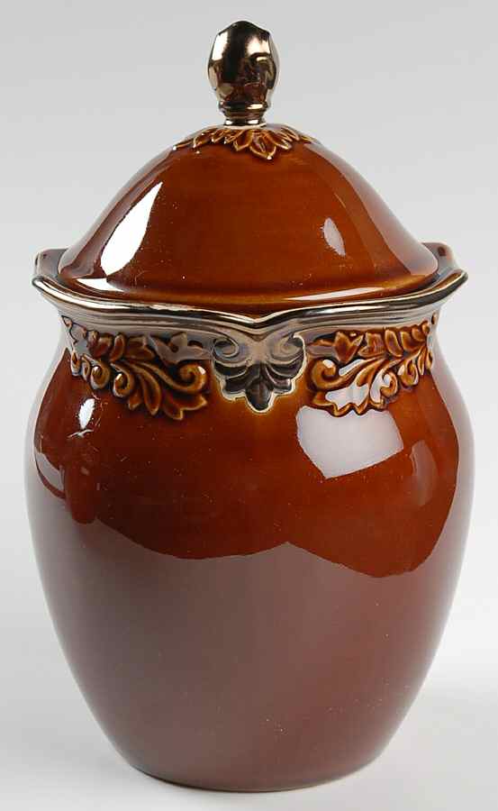 Regency Brown Small Canister & Lid by Certified International-1