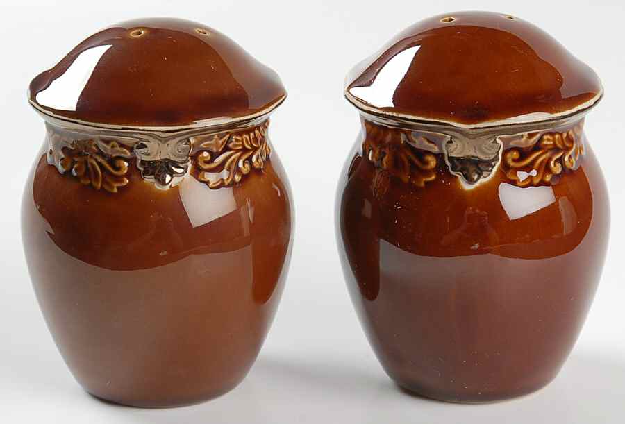 Regency Brown Salt & Pepper Set by Certified International-1