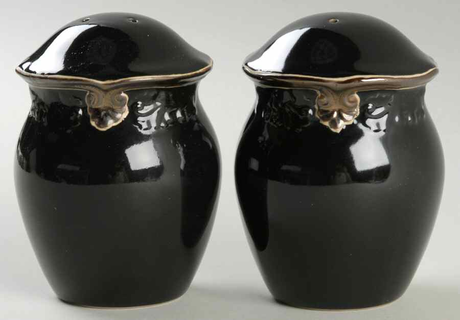 Regency Black Salt & Pepper Set by Certified International-1