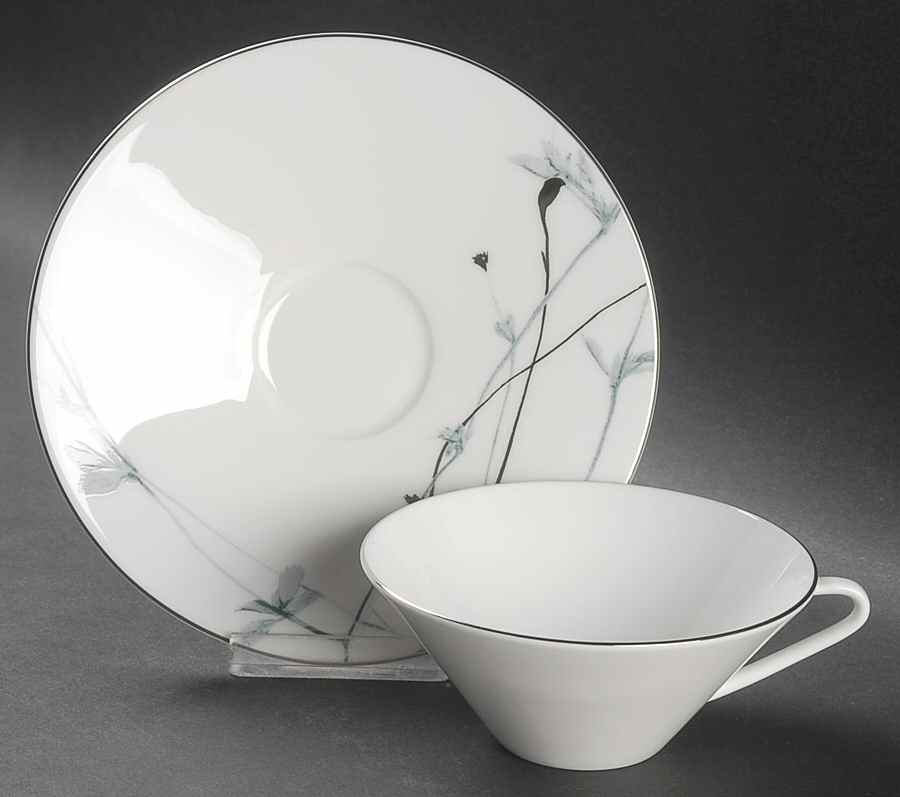 Waverly Flat Cup & Saucer Set by Calvin Klein-1