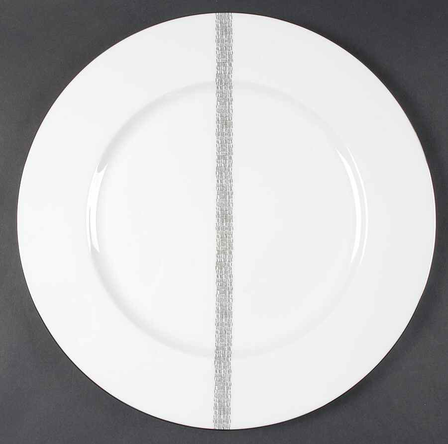 Antique Ribbon 12" Chop Plate (Round Platter) by Calvin Klein-1