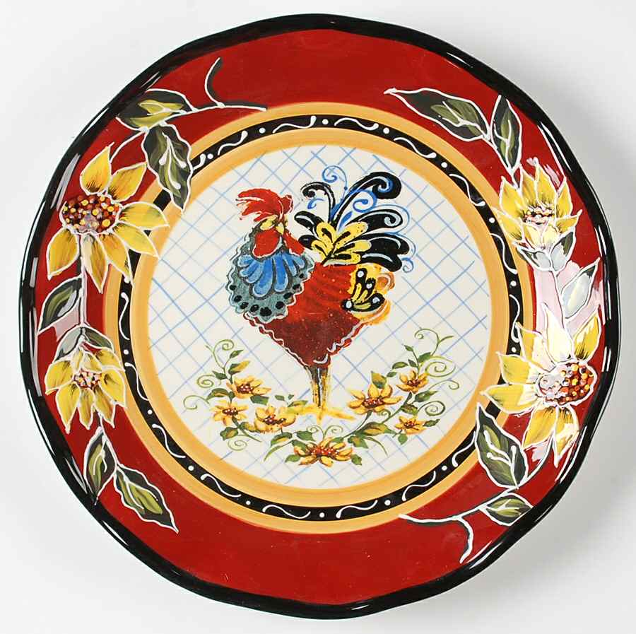 Chanticleer Rooster Dinner Plate by Certified International-1