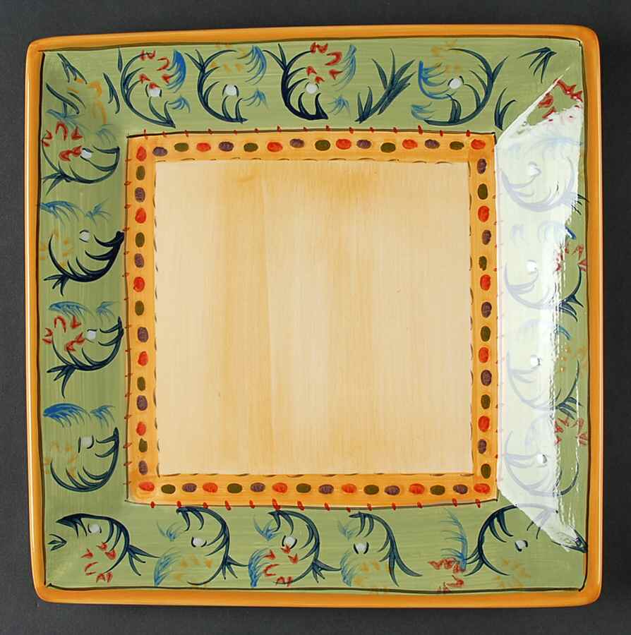 Esmeralda Square Dinner Plate by Corsica Home-1