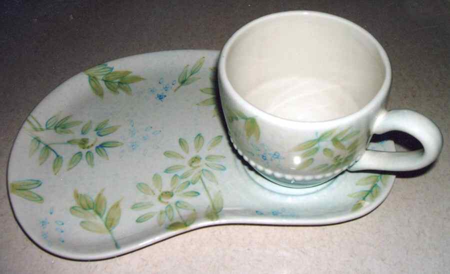 VKC3 Snack Plate & Cup Set by Von Pok & Chang (USA)-1