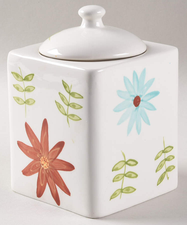 Happy Days (Corelle) Small Canister & Lid by Corning Corelle-1
