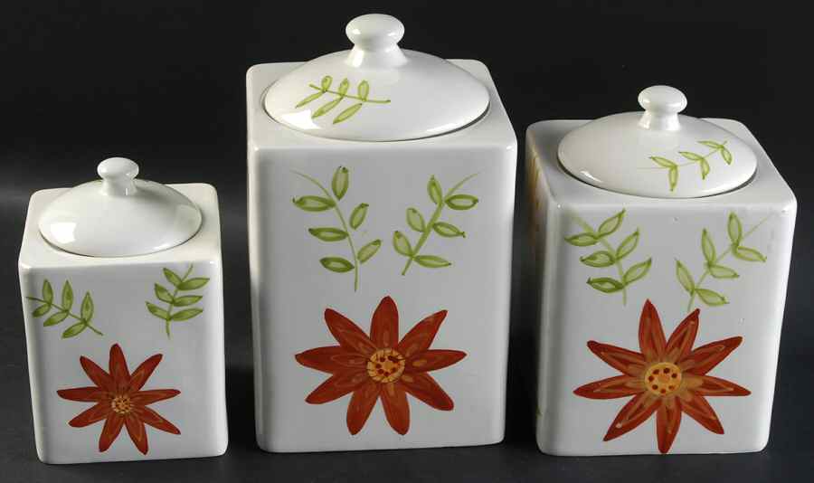 Happy Days (Corelle) (3 Piece) Canister Set (Box Set) by Corning Corelle-1