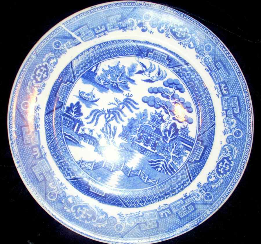 Willow Dinner Plate by Charles Meigh & Sons-1
