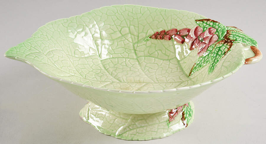 Fox Glove 8" Footed Bowl by Carlton Ware (England)-1