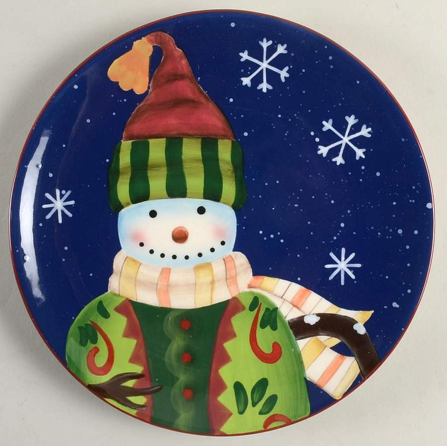 Snowy Friends Salad Plate by Certified International-1