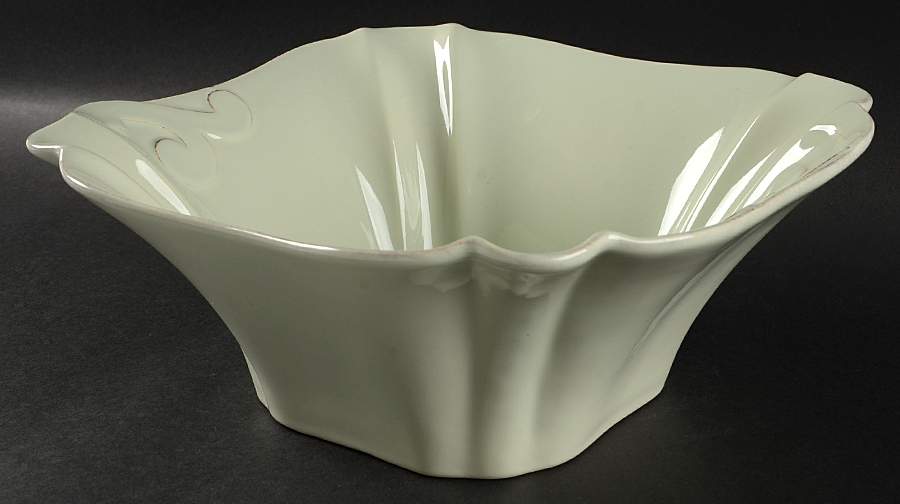 Arabesque Seafoam 10" Square Serving Bowl by Casafina-1