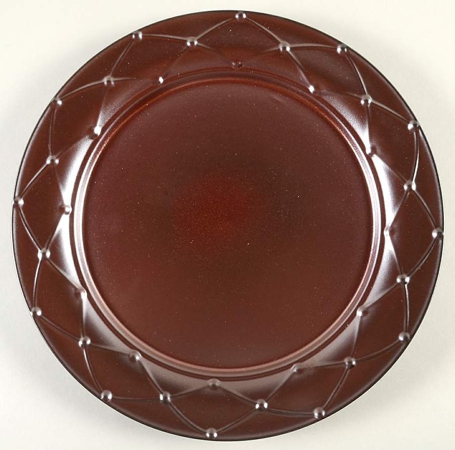 Meridian Bronze Metallic Dinner Plate by Casafina-1