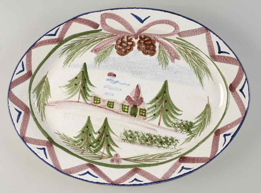 Montelupo 18" Oval Serving Platter by The Cellar (China)-1