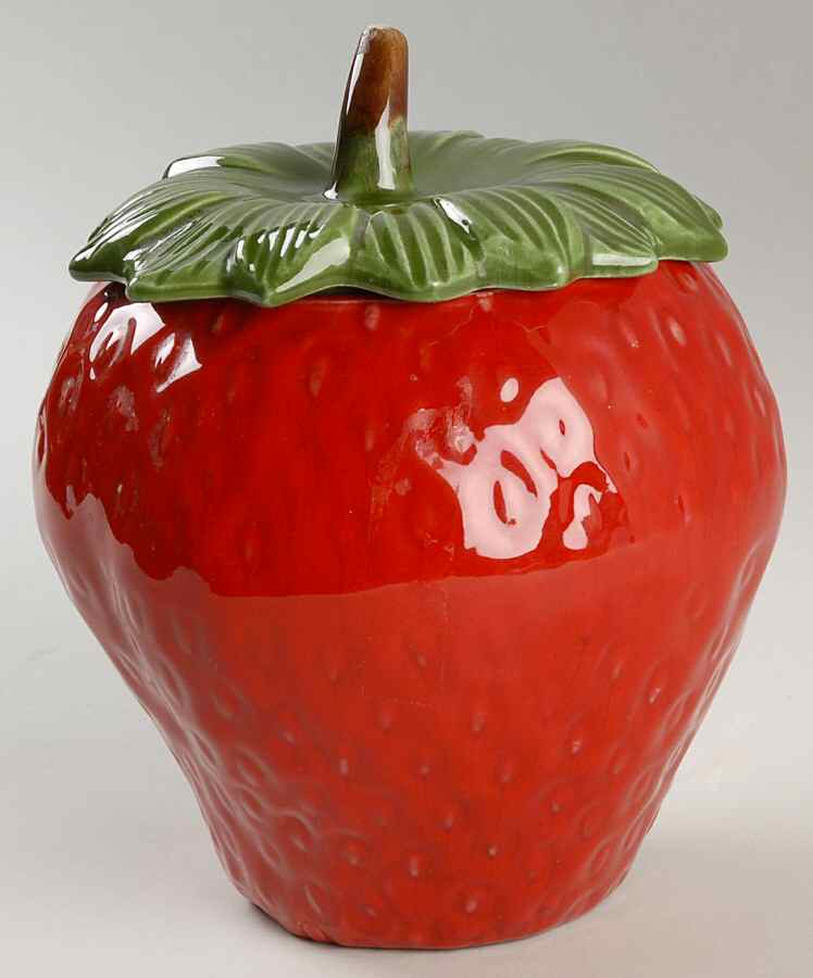 Strawberry Medium Canister & Lid by California Originals-1
