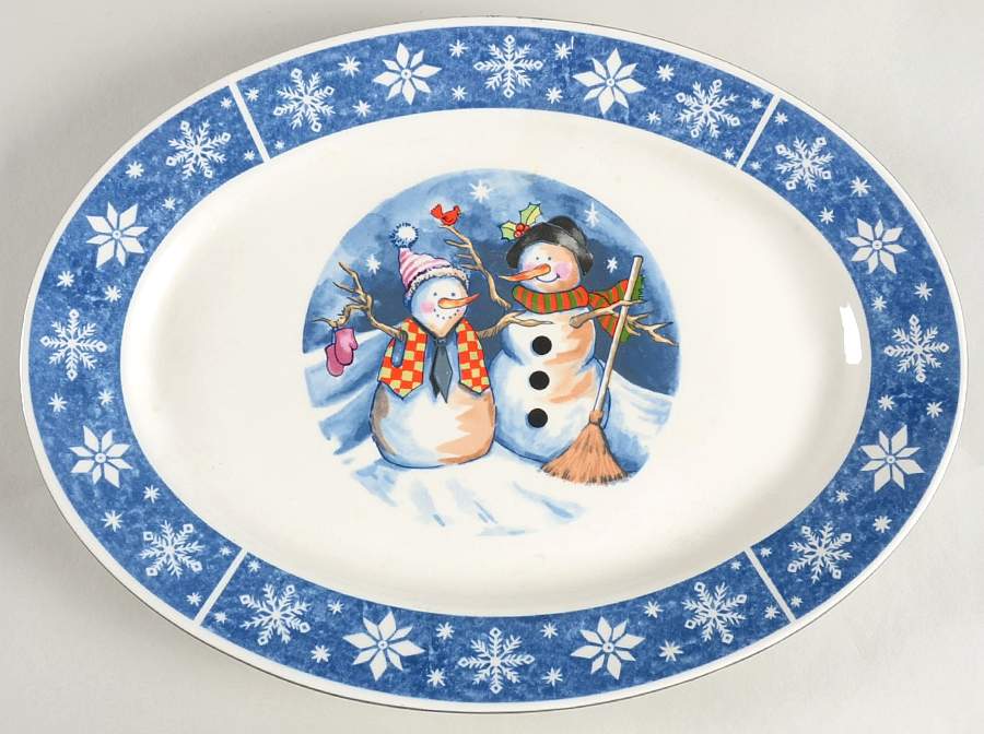 C4R1 14" Oval Serving Platter by Crofton-1