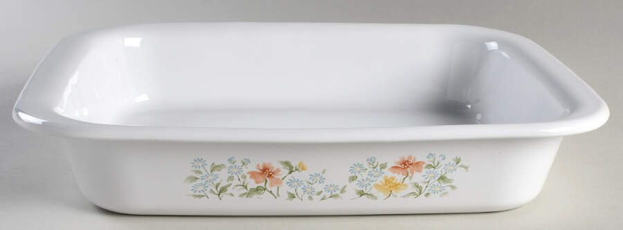 Autumn Meadow 12" Rectangular Roaster by Corning Corelle-1