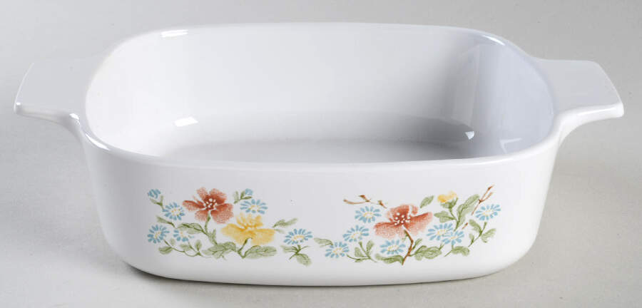 Autumn Meadow 1 Quart Square Casserole No Lid by Corning Corelle-1