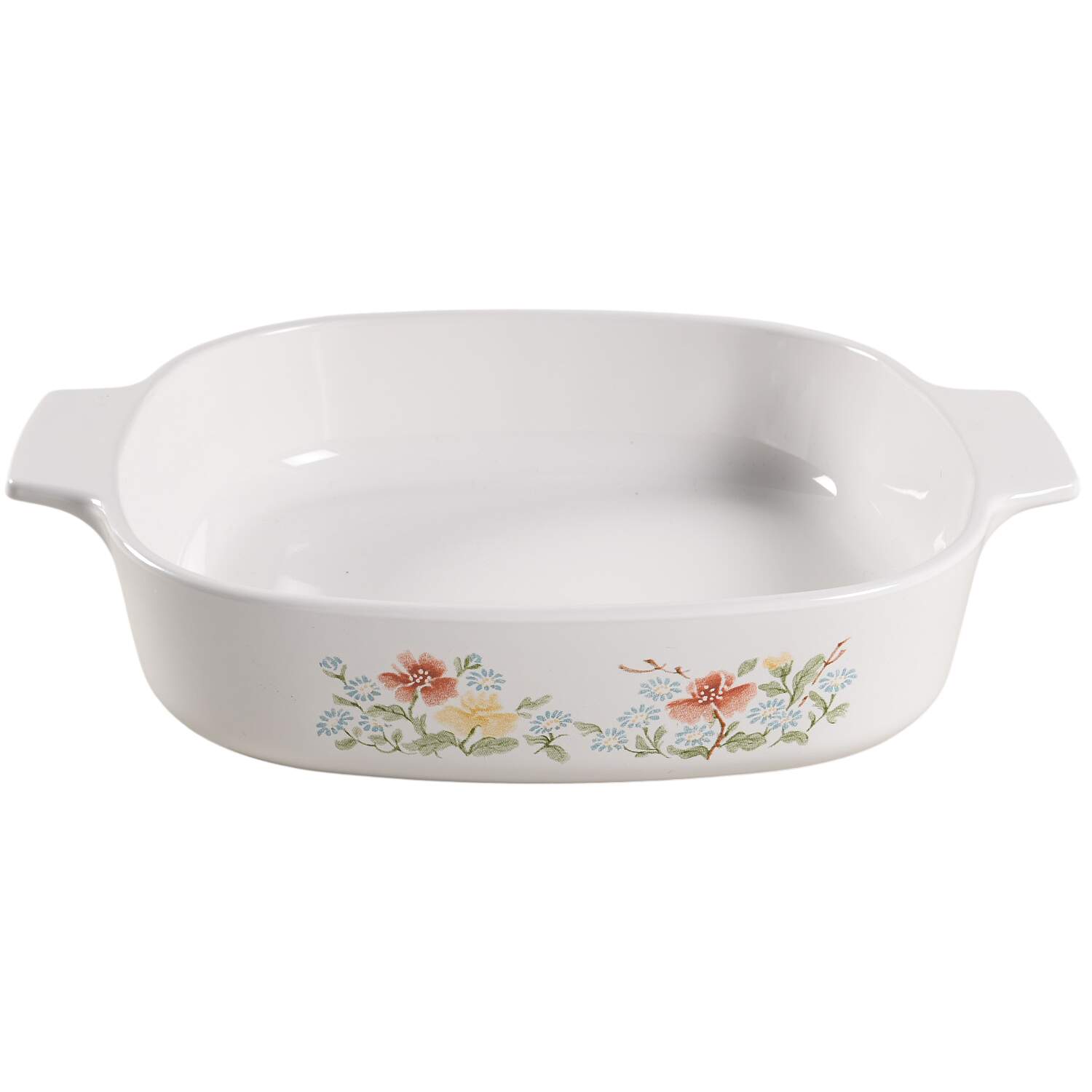 Autumn Meadow 1.5 Quart Square Casserole No Lid by Corning Corelle-1