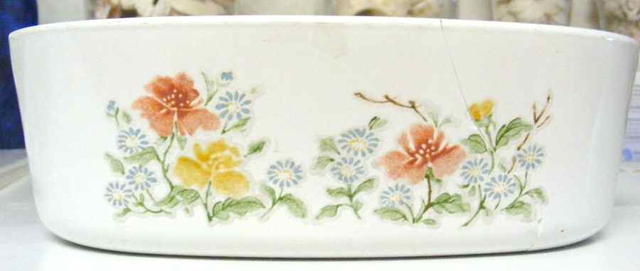 Autumn Meadow 2 Quart Square Casserole No Lid by Corning Corelle-1