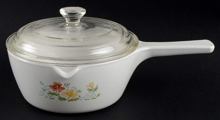 Autumn Meadow 2.5 Cup Saucepan with Glass Lid by Corning Corelle-1