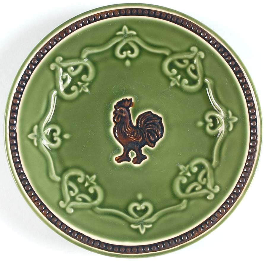 Elegant Rooster Salad Plate by Cracker Barrel-1
