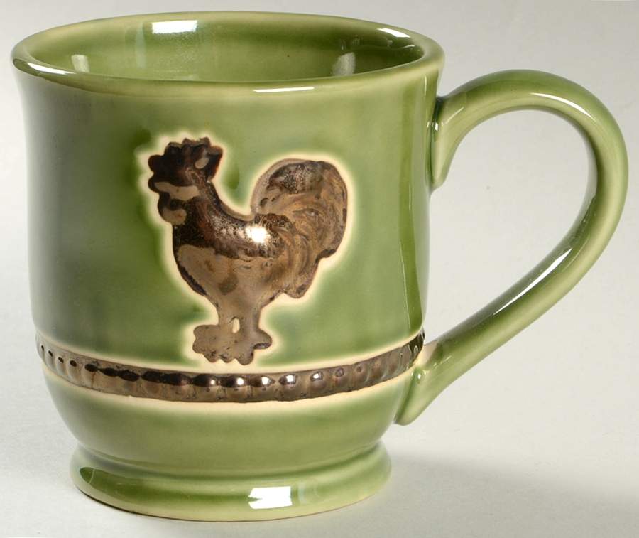 Elegant Rooster Mug by Cracker Barrel-1