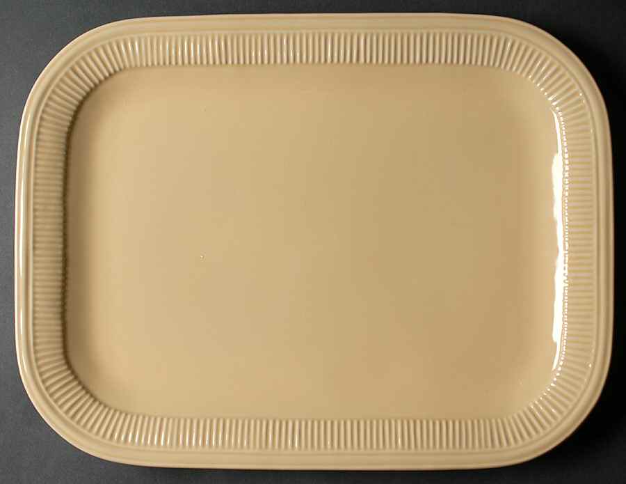 Ellery Yellow 16" Rectangular Serving Platter by Cindy Crawford Style-1