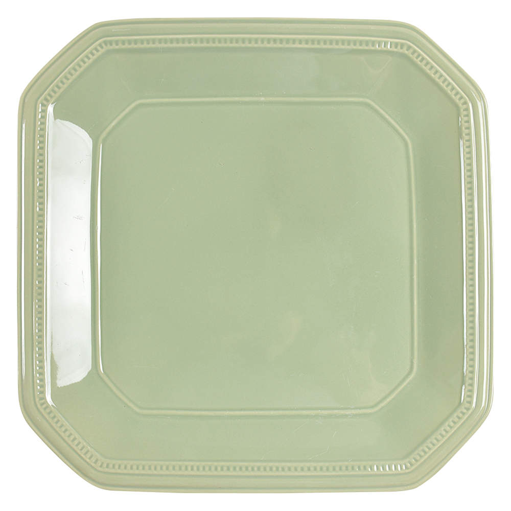 Ellery Green Dinner Plate by Cindy Crawford Style-1