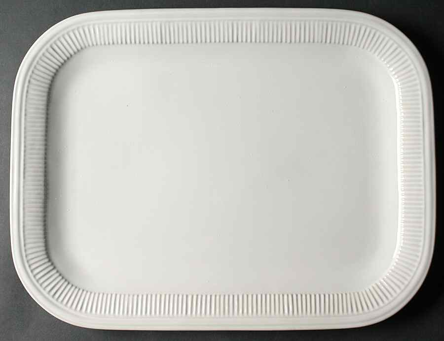Ellery Ivory 16" Rectangular Serving Platter by Cindy Crawford Style-1