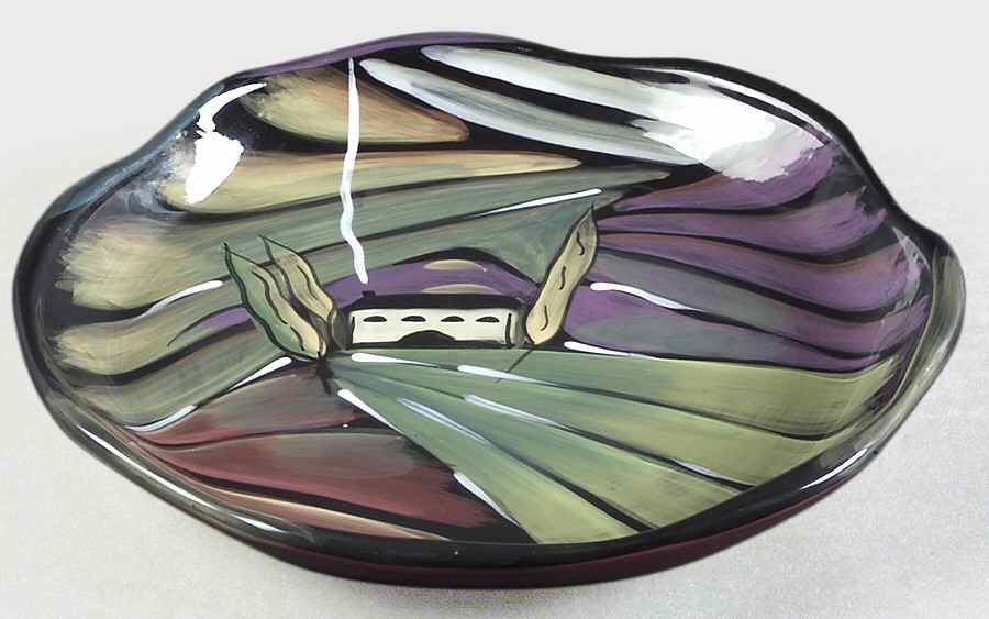 Vineyard Salad Plate by Clay Art-1